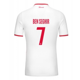 AS Monaco Eliesse Ben Seghir #7 Hemmakläder 2024-25 Kortärmad